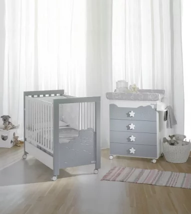Комод Micuna Dolce Luce пеленальный B-1673 white/grey_2