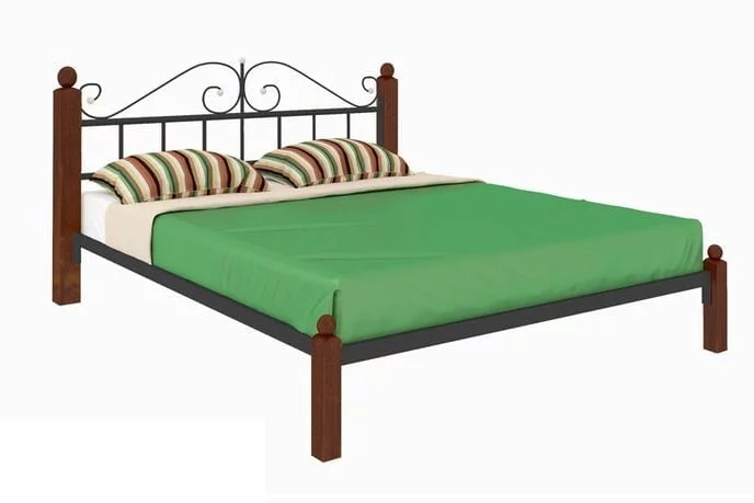 Кровать Диана Lux 1200х1900 Синяя_0