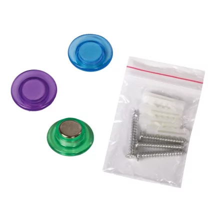 Доска магнитно-маркерная стеклянная BRAUBERG 45х45 см Белая_5