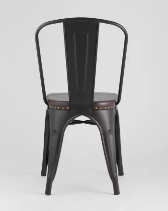 Стул TOLIX SOFT мягкий Черный матовый_5