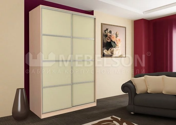 Шкаф-купе Гранд 2-600 Дуб млечный / Крем_1