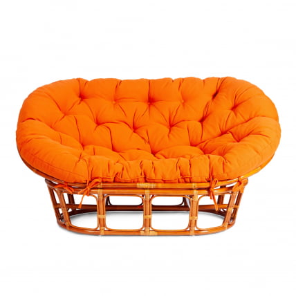 Диван МАМАСАН/МАМАСАН 23/02 В /с подушкой/ подушка 182х119 см, 169х102х80 см, Хоней (мед), ткань, оранжевый, С 23 / MAMASAN/МАМАСАН W Honey_2