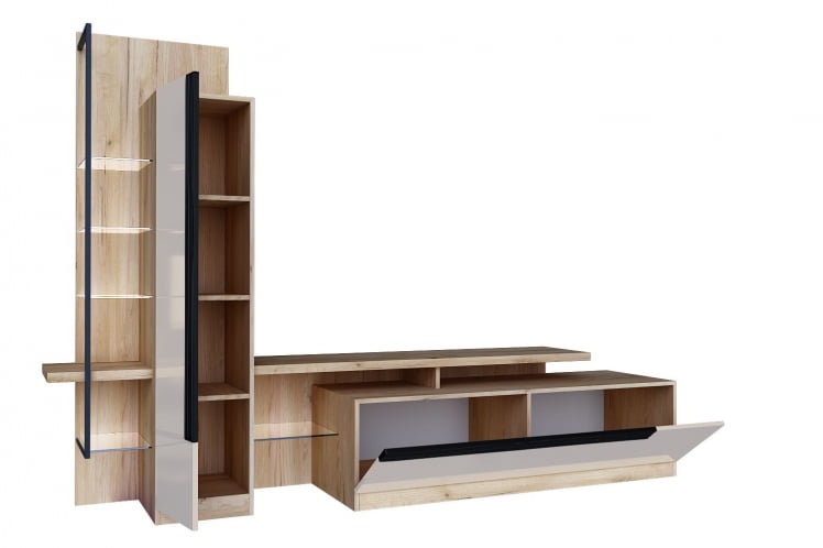 Тумба ТВ Кёльн ЛД.674.010.000 Дуб Золотой/Кашмир_1