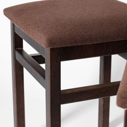 Табурет с мягким сиденьем Ригель 2.0 Latte кашемир Эмаль белая_10