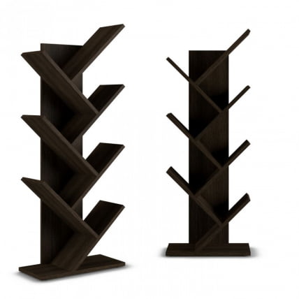 Стойка для книг Акцент СК-9 (9 полок) Венге_0