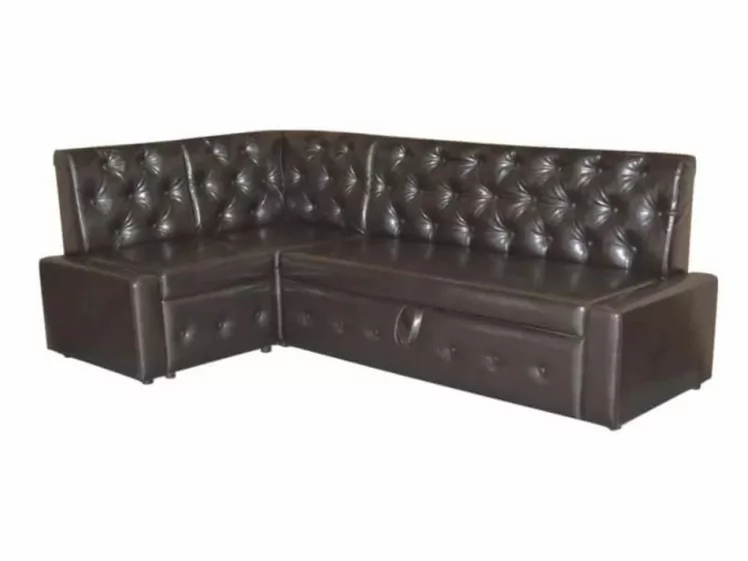 Диван угловой с ящиками Зефир Комбинация 4 Остин Умбер_0