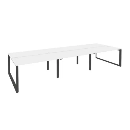 Рабочая станция на О-образном м/к ONIX O.MO-D.RS-6.3.7 Белый Бриллиант/Антрацит_0