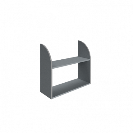 Полка навесная Riva А.ПНС-1 Венге/Металлик_0