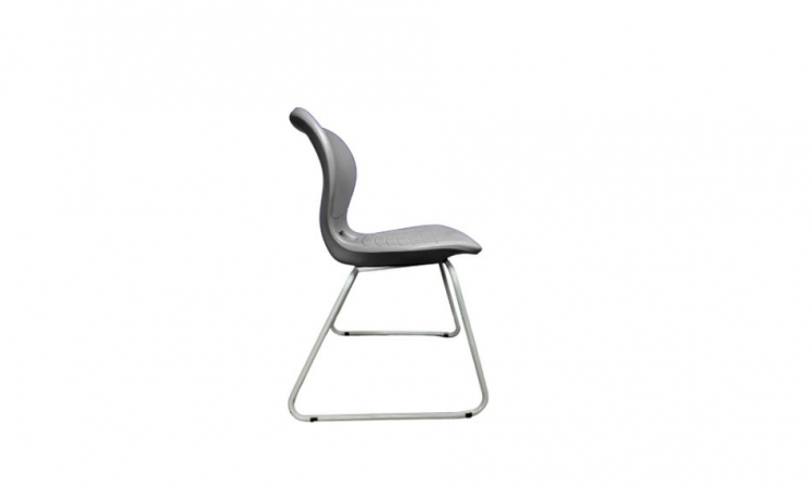 Стул универсального назначения АУРА Л (рост 6) Серый/Каркас полимерный хром / AURA L_1