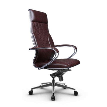 Кресло руководителя Metta L 1c 44B/K Комплект 2 Бордовое_1