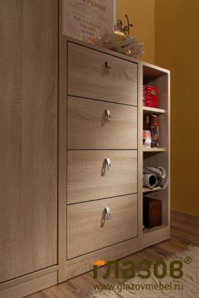 Прихожая композиция 9 Комфорт Дуб Сонома_2