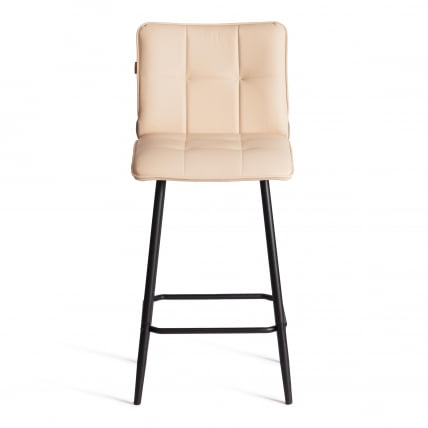 Полубарный стул Bari/Бари экокожа , бежевый, 42х55х99 см_4