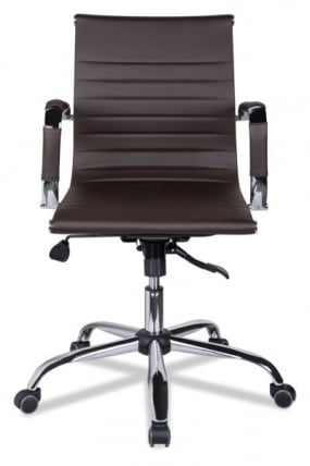 Кресло для персонала CLG-620 LXH-B Brown_2