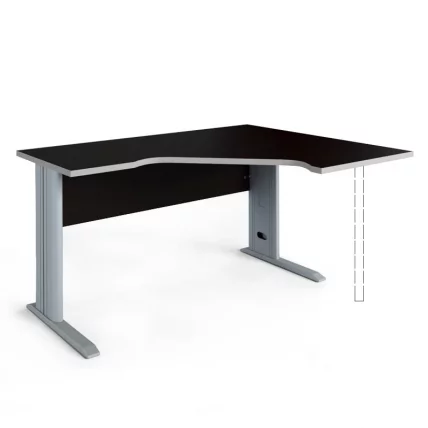 Рабочая станция правая metal SWF27416401 Темный дуб_0