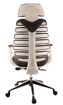 Эргономичное кресло Ergo Black ткань Серый_3