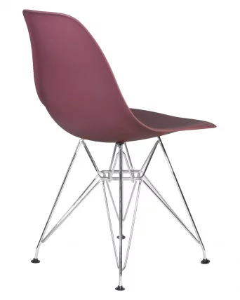 Стул обеденный DOBRIN DSR ножки хром Пыльная роза NX-P-11_3