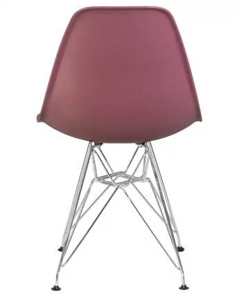 Стул обеденный DOBRIN DSR ножки хром Пыльная роза NX-P-11_4