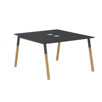 Рабочая станция Forta FWST 1113 Черный графит Дуб Гамильтон_0