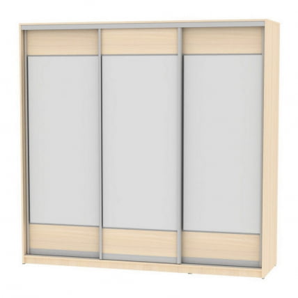 Шкаф-купе B-230х235х60-1(ДМ-D8D8D8)_0