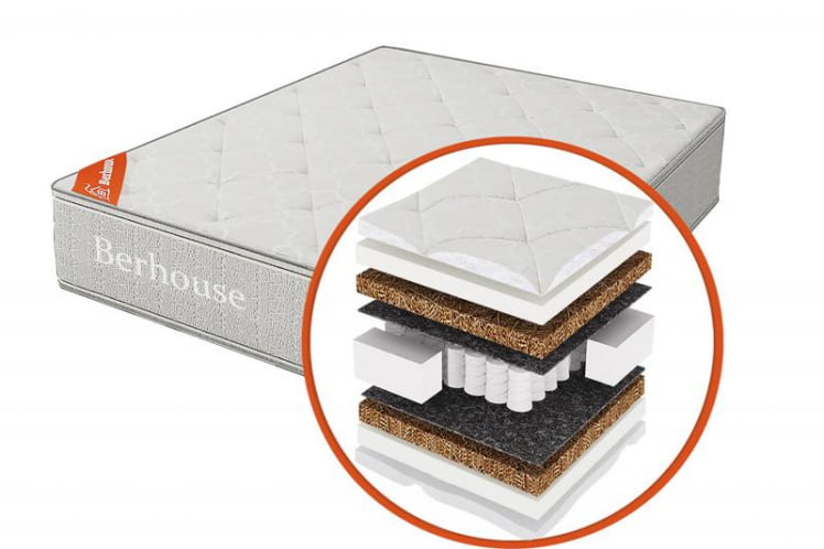 Матрас Mega кокос 10 (Berhouse) Размер: 1600х2000 мм_0