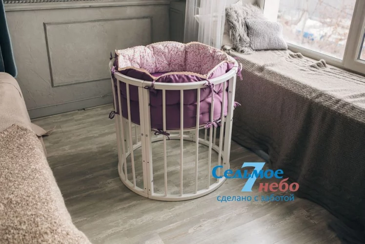 Кровать-трансформер 6-в-1 Merry Happy 01 Белая_17