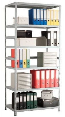 Стеллаж МС 185/100х30/6 Серый / MS_0