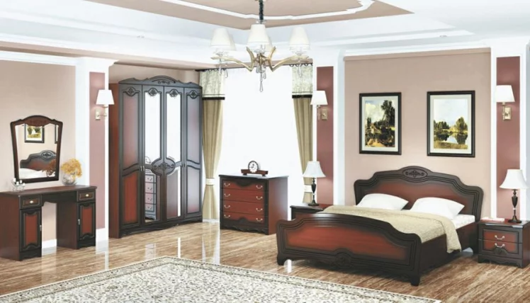 Тумба прикроватная Лотос 04 Орех_1