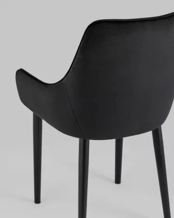 Стул Джоан велюр Черный_6