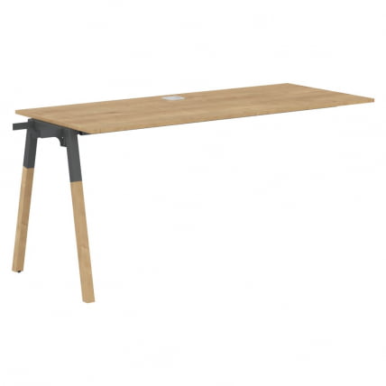 Рабочая станция Forta FIST 1567 Дуб Гамильтон Черный графит_0