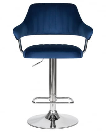 Стул барный DOBRIN CHARLY (синий велюр (MJ9-117)) 2 шт_6