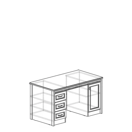 Стол письменный Лючия 193 Дуб Оксфорд_2