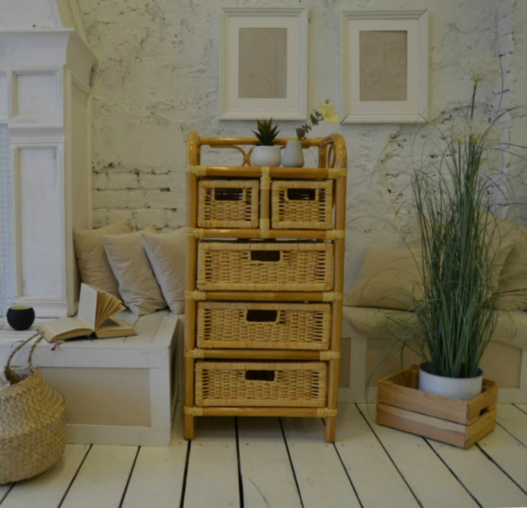 Комод 5 ящиков 27/01 натуральный_0