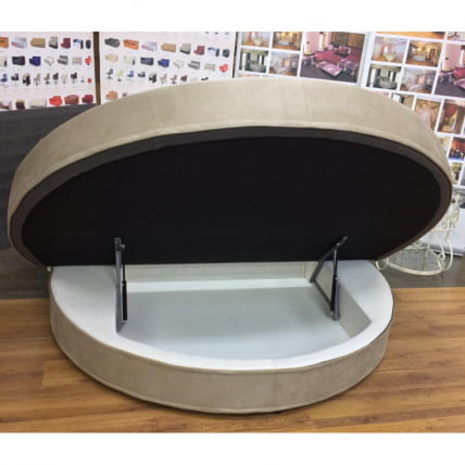 Кровать Мадена с кованым изголовьем + тумбочка кованая (цвет ковки №7)_3