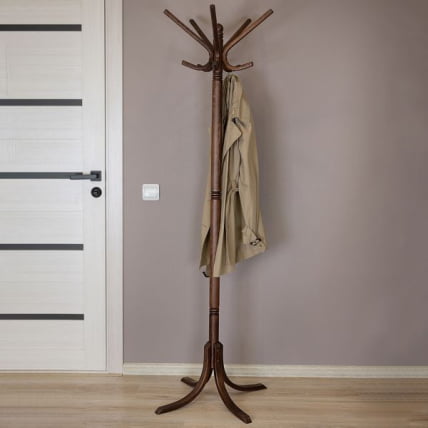 Вешалка напольная В 8Н Темно-коричневый_7