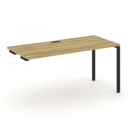 Стол приставка к опорным тумбам/шкафам CONCEPT CN.OSPR-004 Дуб Винченцо Черный_0