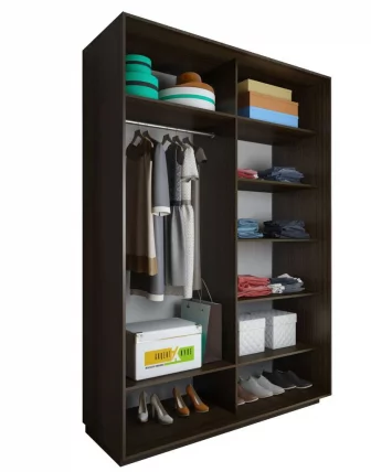 Шкаф-купе 3-х дверный Акцент-Вера КР 2100х600  Дуб молочный_1