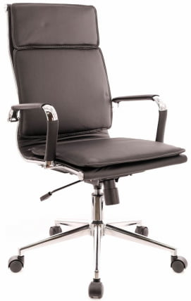 Кресло руководителя Nerey T экокожа Черный_1