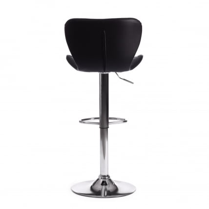 Стул барный AVIONIC (mod. KY712A) металл/экокожа, 45*53*86-107 см, черный/хром_3