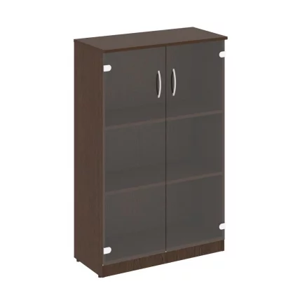 Шкаф средний широкий (2 средние двери стекло) NOVA S В.СТ-2.4 Венге Цаво_0