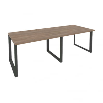 Стол переговорный (2 столешницы) ONIX O.MO-PRG-2.2 Дуб Аризона/Антрацит_0