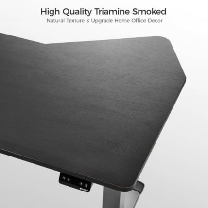 Стол компьютерный с электроприводом Eureka ERK-EDI-FS-MSW (Fan shaped), черный_3