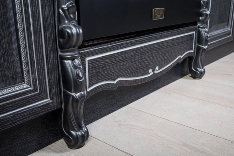 Кухонный гарнитур Италия №08 Черный Дуб темный_16