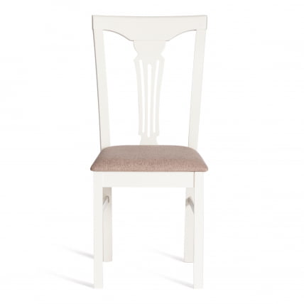 Стул Гермес/ Hermes дерево гевея, 43х49х94см, Ivory white, ткань серая (TM-164)_4