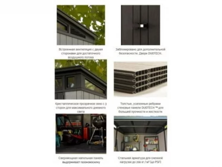 Сарай пластиковый ARTISAN 7x7_5