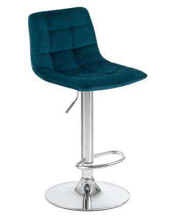 Стул барный DOBRIN TAILOR морской волны велюр MJ9-99_1