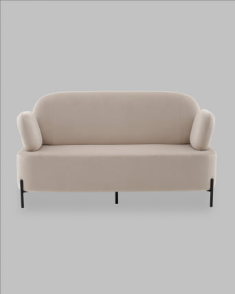 Диван Кэнди 2Д велюр бежевый_2