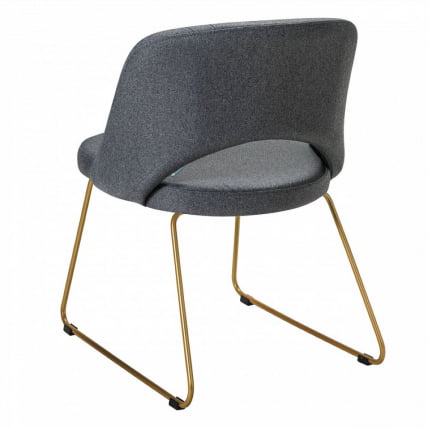 Кресло Ларс темно-серый/Линк золото / Lars_2