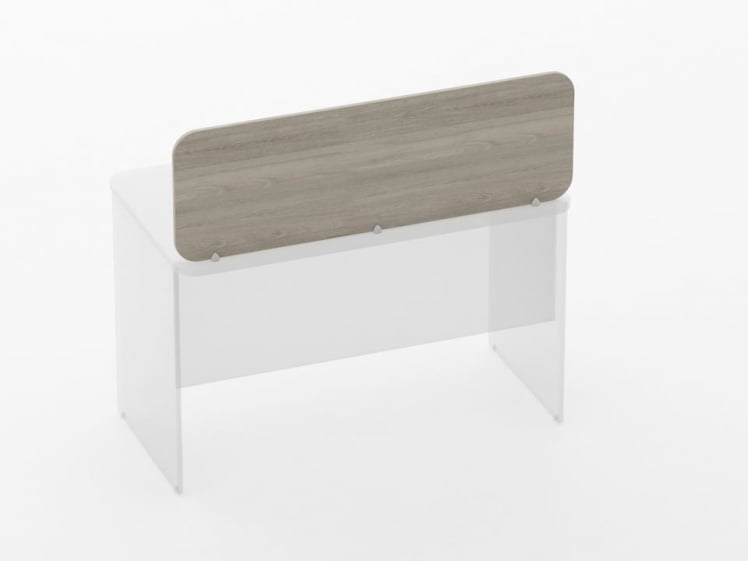 Экран разделительный прямой Glassy 5.14.12 Дуб сантана светлый_1