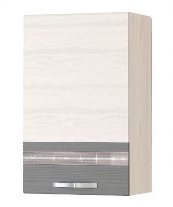 Шкаф кухонный (лев/прав) Графит 74.10 Сосна Астрид /Ваниль/Графит_0