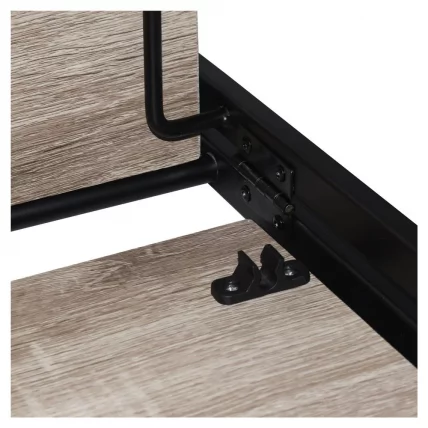 Стеллаж на металлокаркасе BRABIX LOFT SH-001 Дуб антик_7